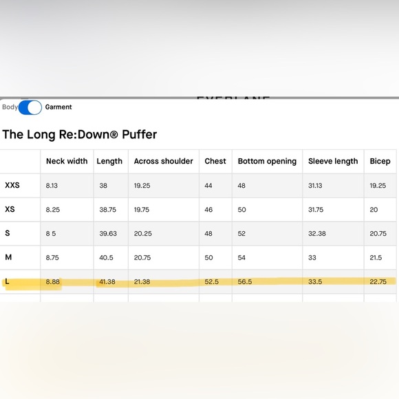 NWT The Long Re:Down Puffer Everlane - Picture 7 of 7